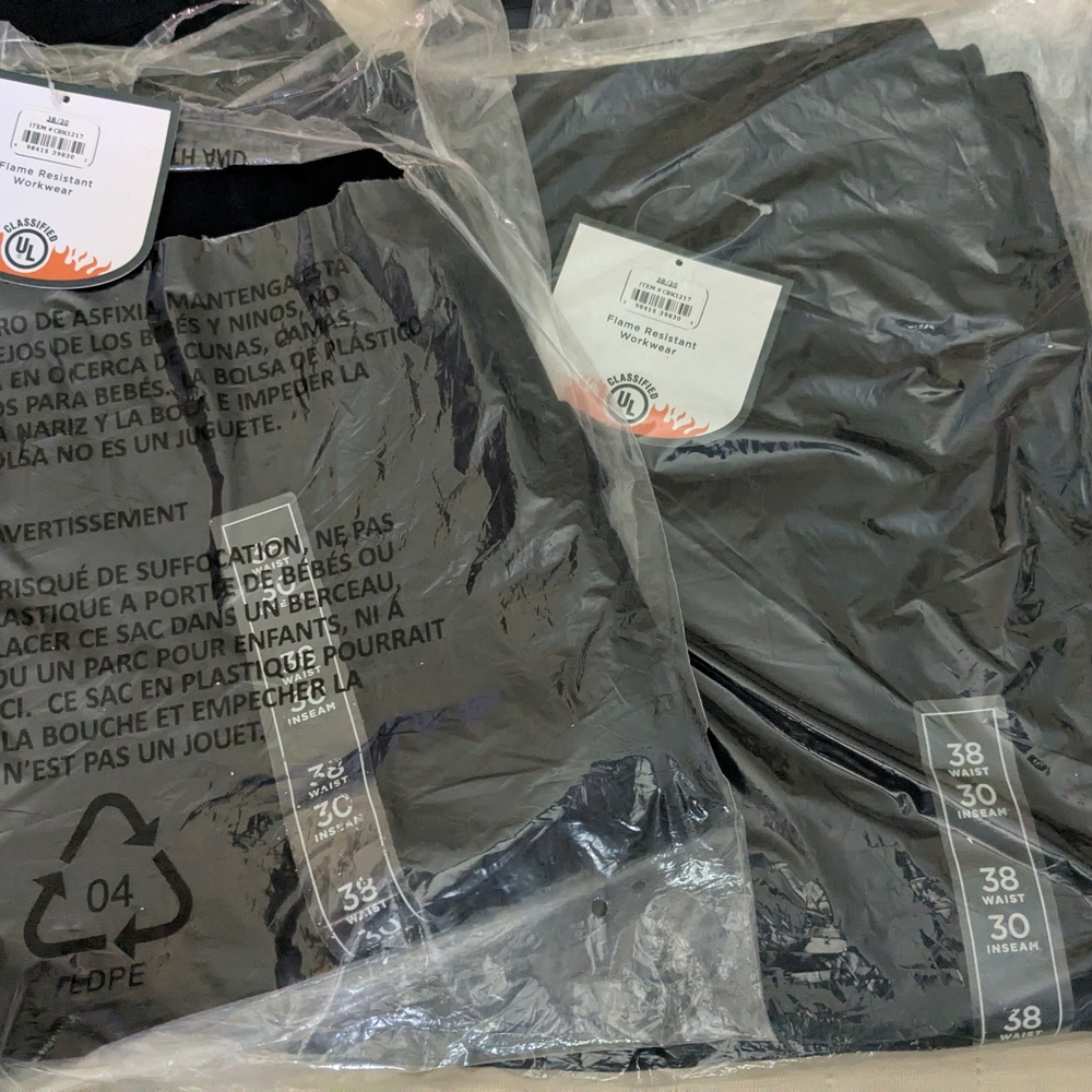 Men's Classic Black Cargo Pants